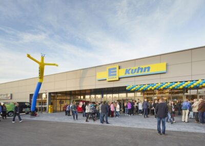 EDEKA Kuhn Berufskleidung | Markt Linkenheim - EDEKA Kuhn Linkenheim Außenansicht