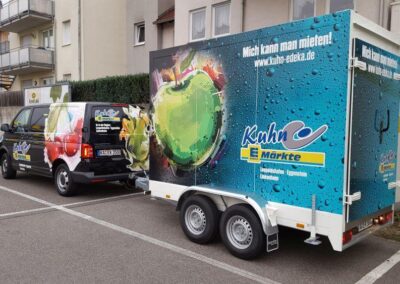 EDEKA Kuhn Berufskleidung | Kühlanhänger - EDEKA Kuhn Kühlwagen